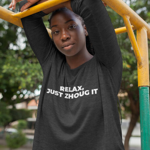 RELAX JUST ZHOUG IT  - Boychik - Triblend T-Shirt Thumbnail